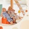 Bunny Toys for Kids, Easter Bunny, 4 PCS Hand Made Rabbit Family Dolls with Removable Clothes, Suitable for Infants, Boys and Girls, Dollhouse People